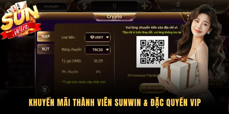 Khuyến mãi thành viên SUNWIN & đặc quyền VIP